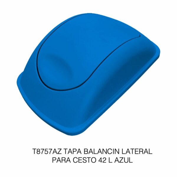 Cesto 42 litros Tapa Balancín LATERAL (SKU T8757AZ)