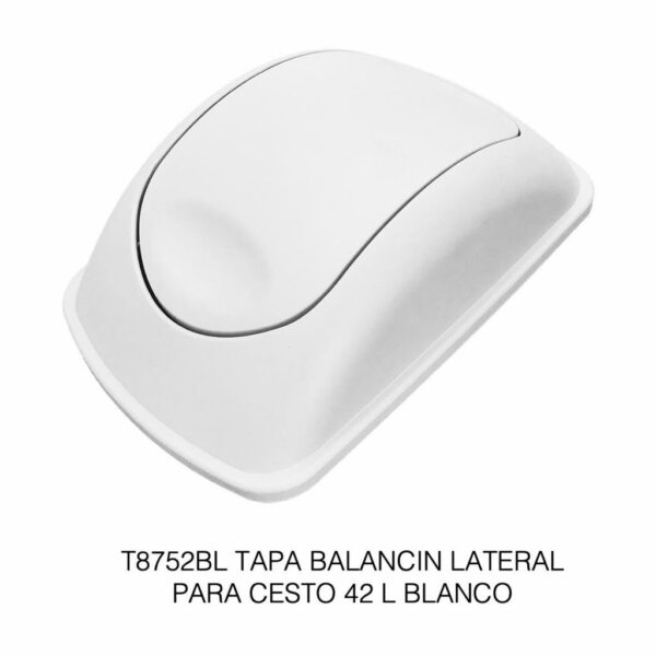 Cesto 42 litros Tapa Balancín LATERAL (SKU T8757AZ)