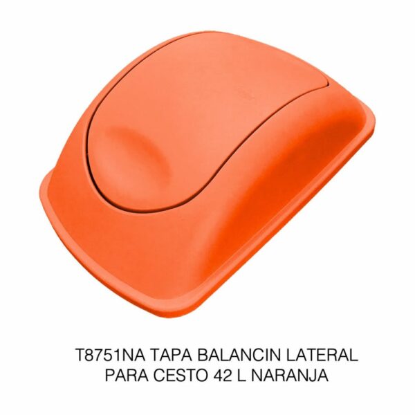 Cesto 42 litros Tapa Balancín LATERAL (SKU T8757AZ)