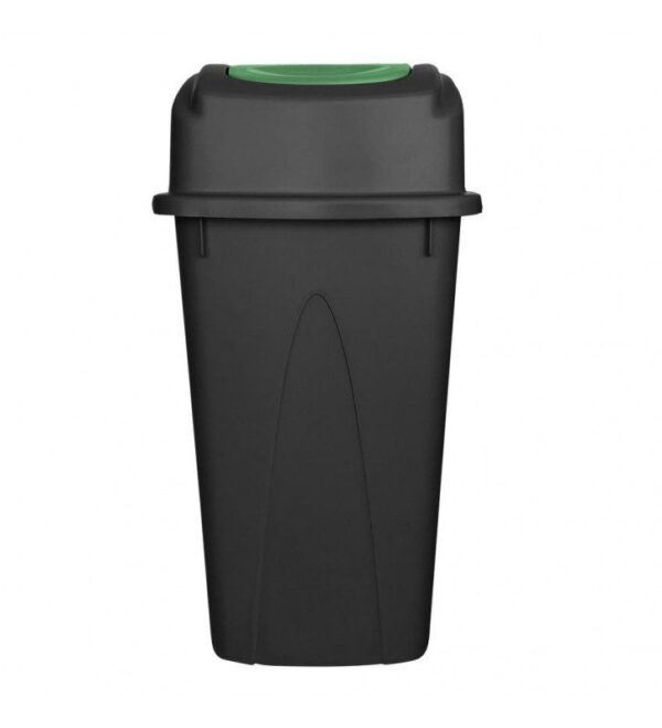 Cestos 65 L Tapa BALANCÍN LATERAL (Bote Negro) (SKU 8136VD)