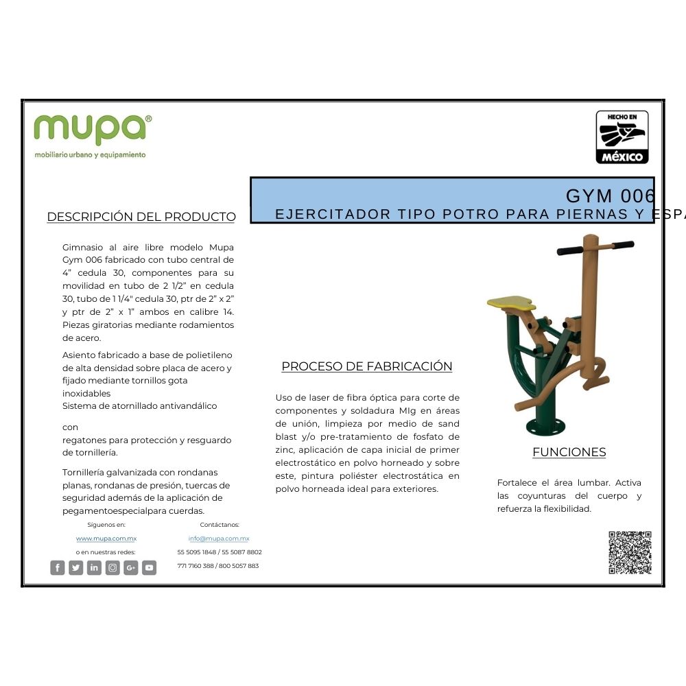 EJERCITADOR TIPO POTRO GYM 006