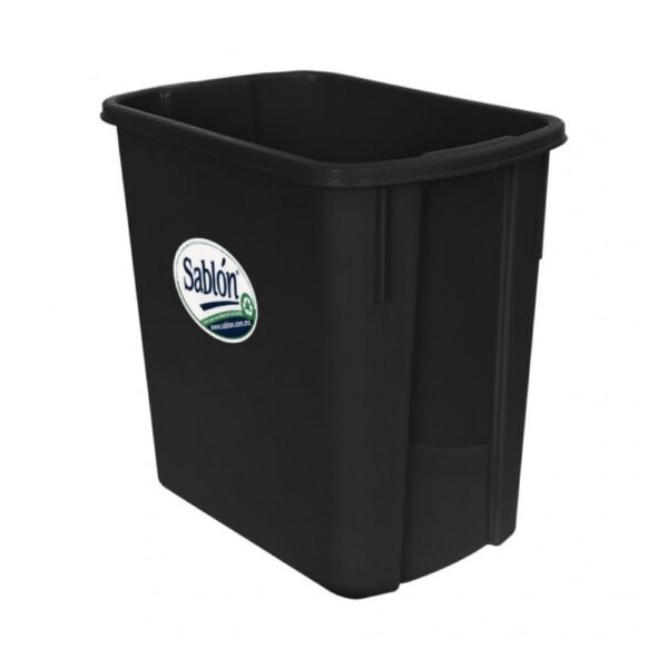 CESTO RECTANGULAR 4L NEGRO