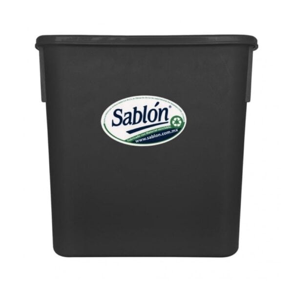 CESTO RECTANGULAR 4L NEGRO