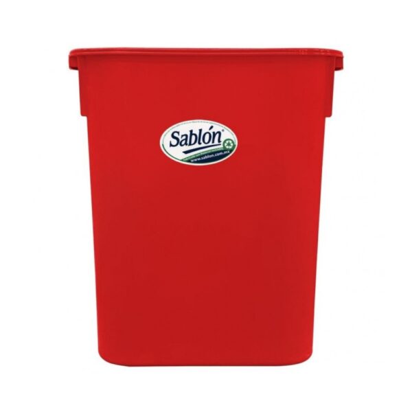 CESTO RECTANGULAR 20L ROJO
