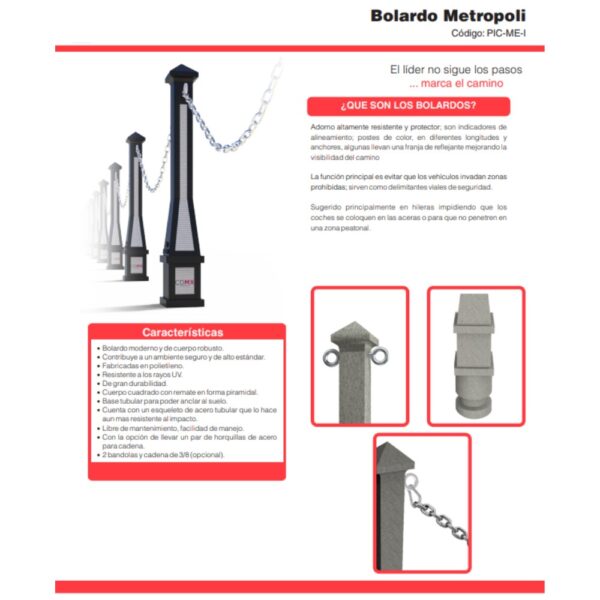 Bolardo METROPOLI