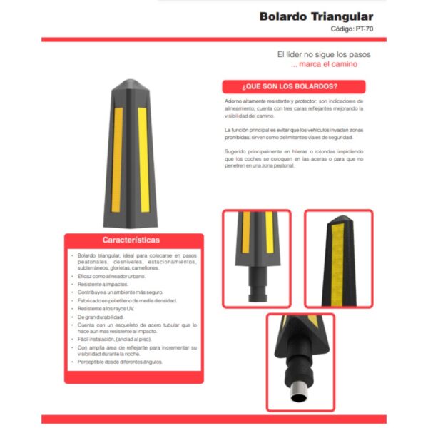 Bolardo Triangular