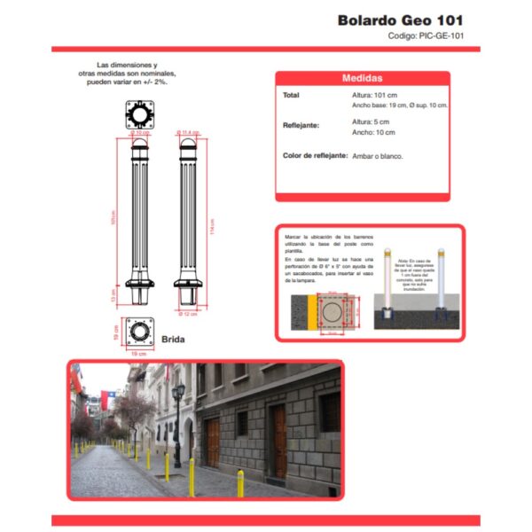 Bolardo GEO 101