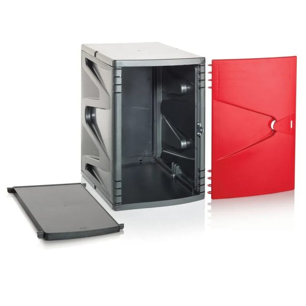 LOCKER PLÁSTICO MODULAR ROJO 45 CM