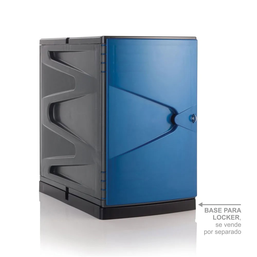 LOCKER PLÁSTICO MODULAR AZUL 45 CM